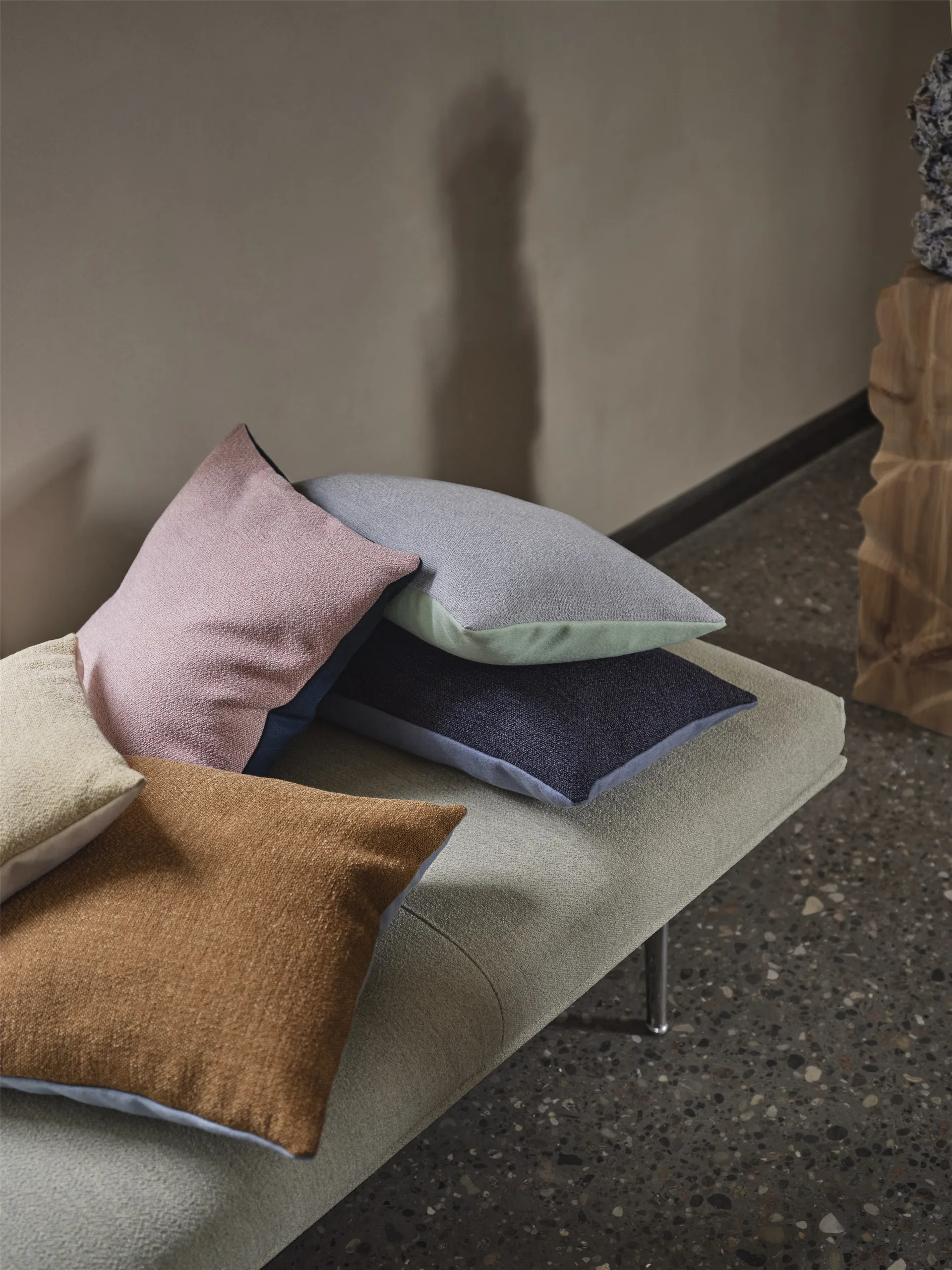Mingle cushion 45x45 cm, Light Blue-Mint Muuto