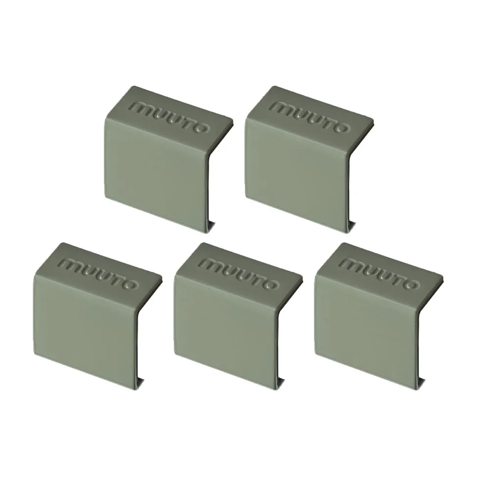 Mini stacked 2.0 clips, 5 pack, green Muuto