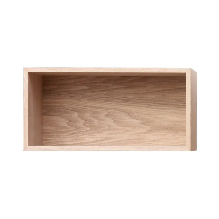 Mini stacked 2.0 storage system, small - oak - Muuto