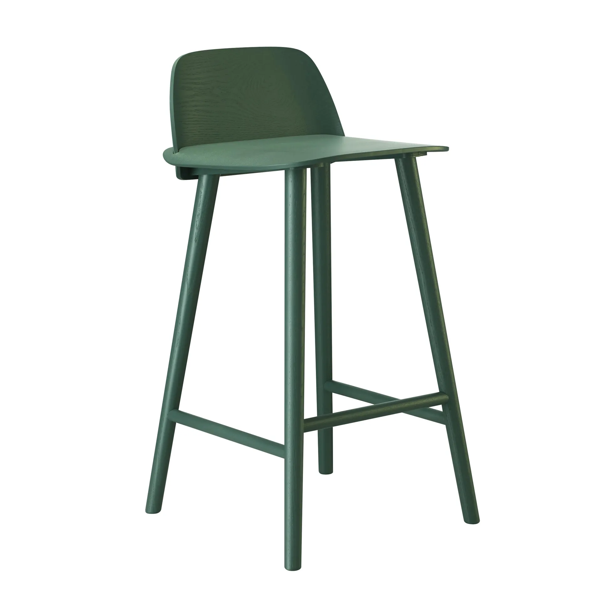 Nerd Barstool, Dark-green Muuto