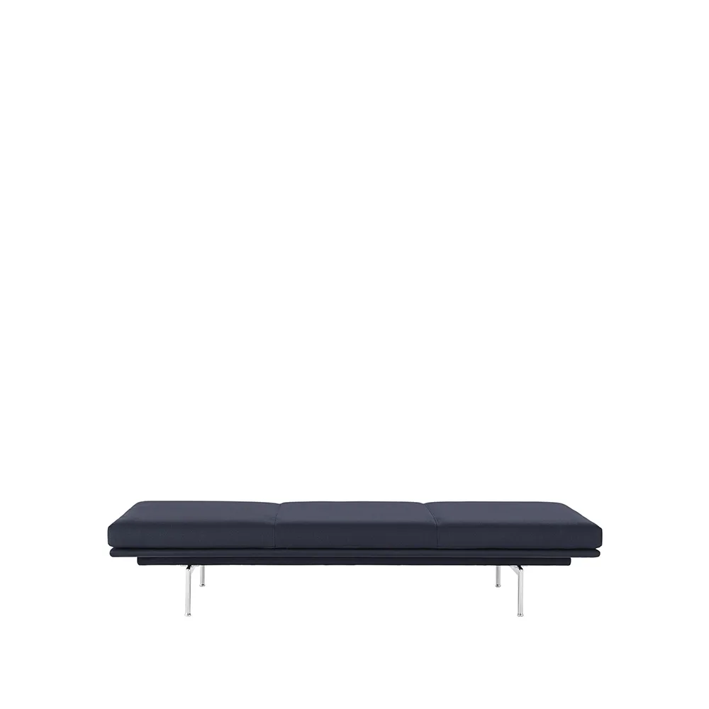 Outline daybed, Vidar 554-Aluminium Muuto