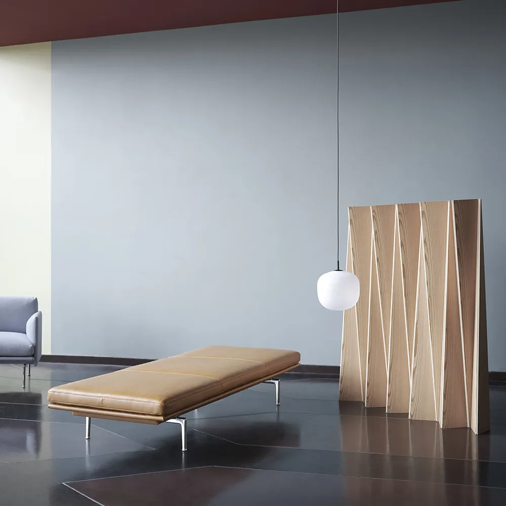 Outline daybed, Vidar 554-Aluminium Muuto