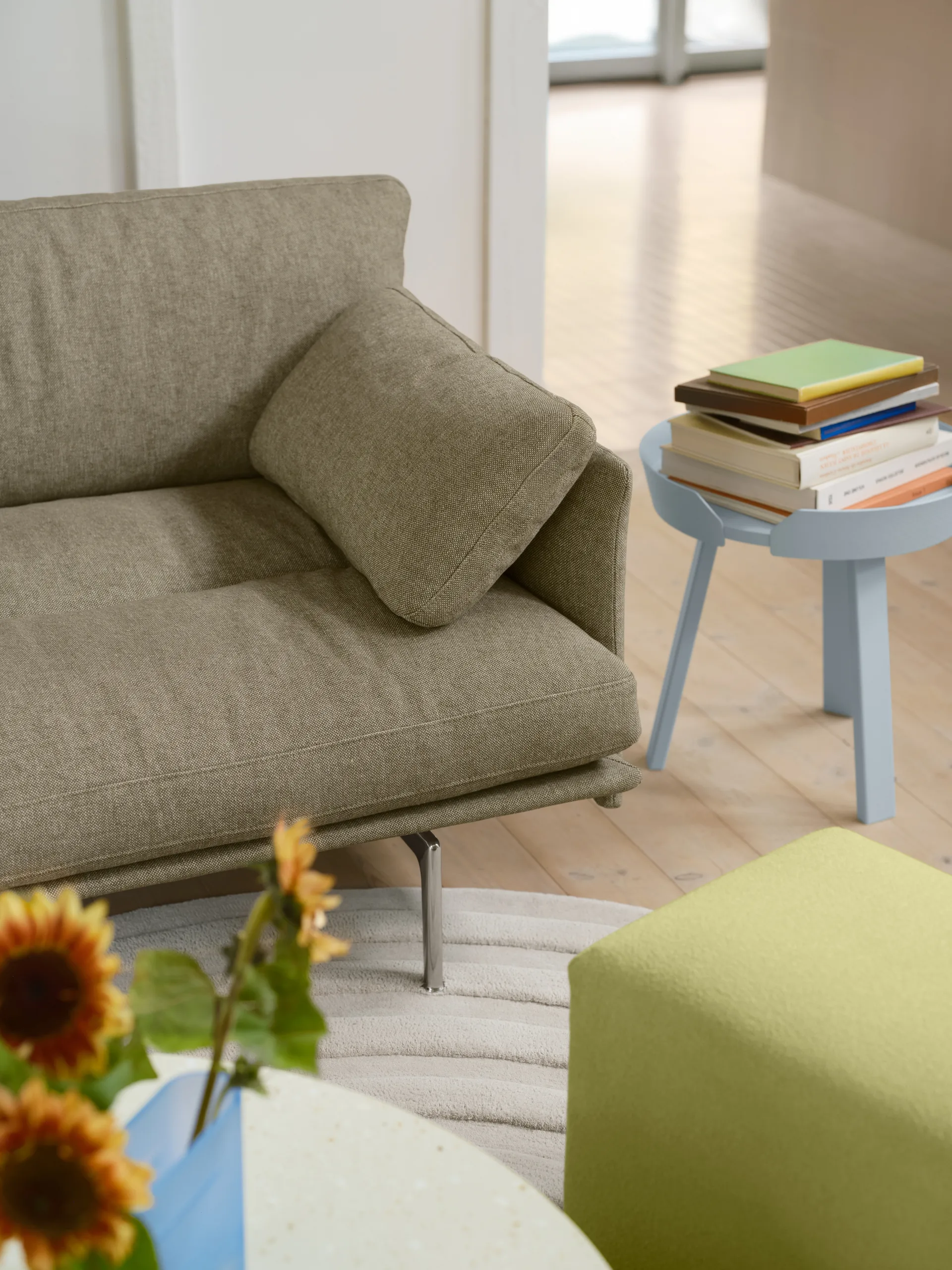 Outline Soft cushion, Clay 15, 55x30 cm Muuto