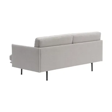 Outline Soft sofa - Clay 12–black legs, 2-seater - Muuto