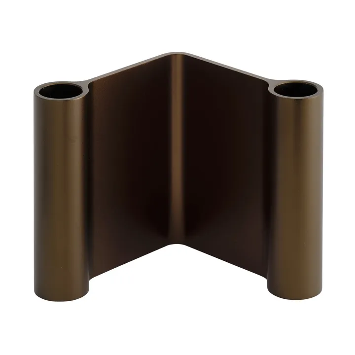 Pair candle holder 11 cm - Brown - Muuto