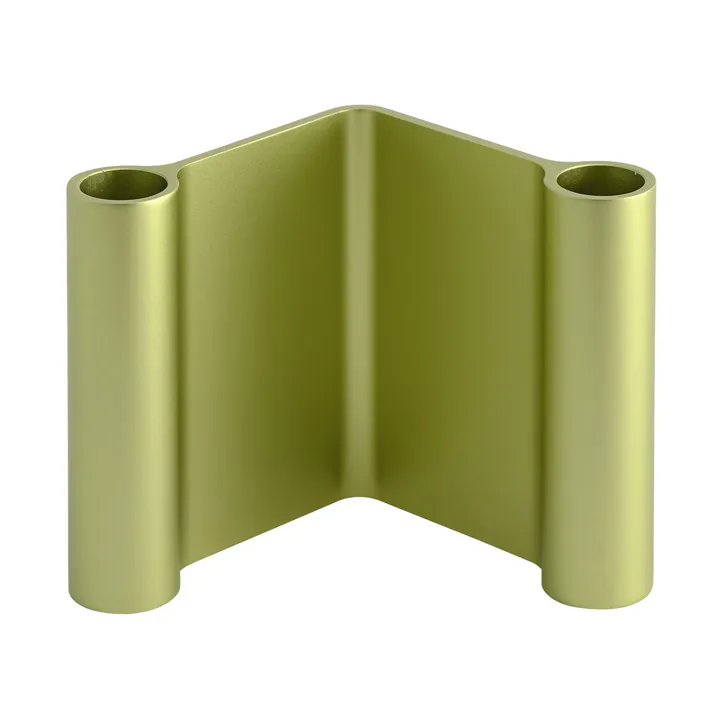 Pair candle holder 11 cm - Green - Muuto