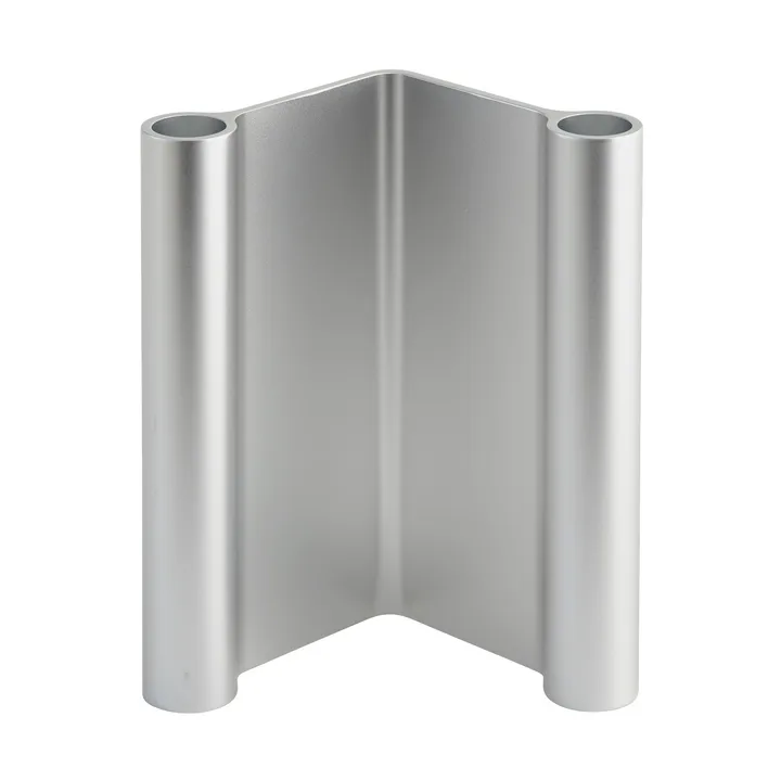 Pair candle holder 18 cm - Aluminium - Muuto