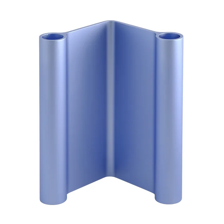 Pair candle holder 18 cm - Light blue - Muuto