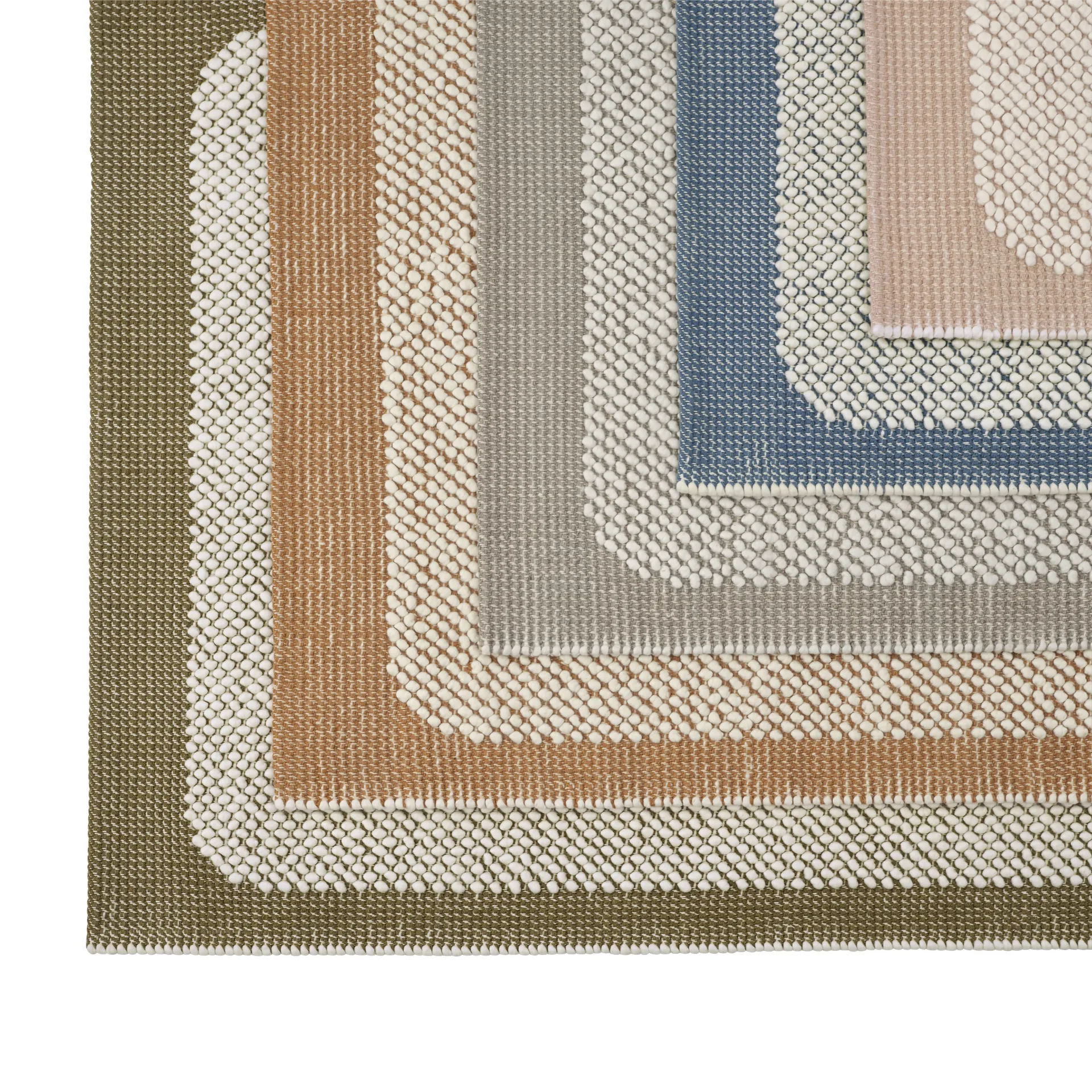 Pebble rug 170x240 cm, Brown green Muuto