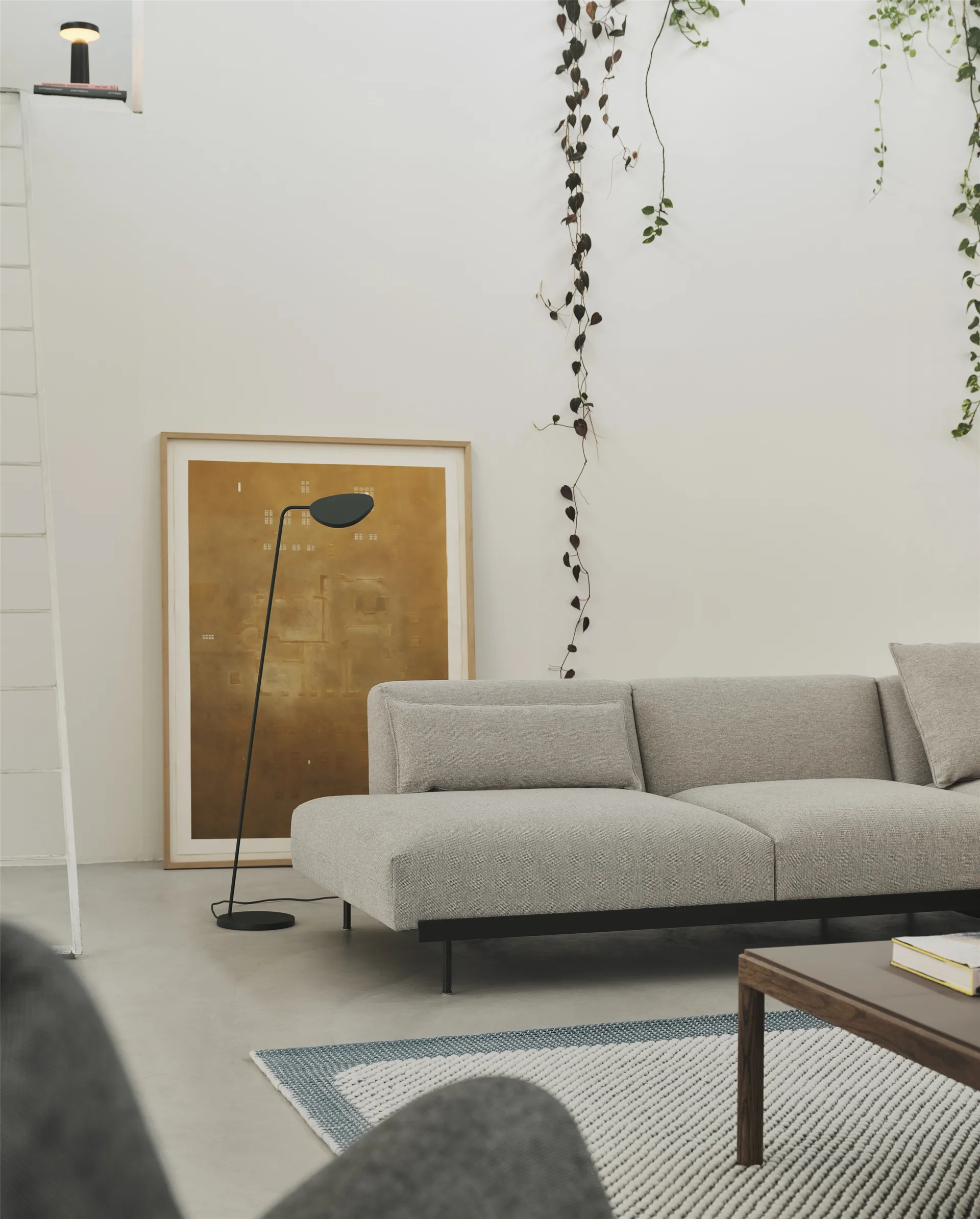 Pebble rug 200x300 cm, Pale blue Muuto