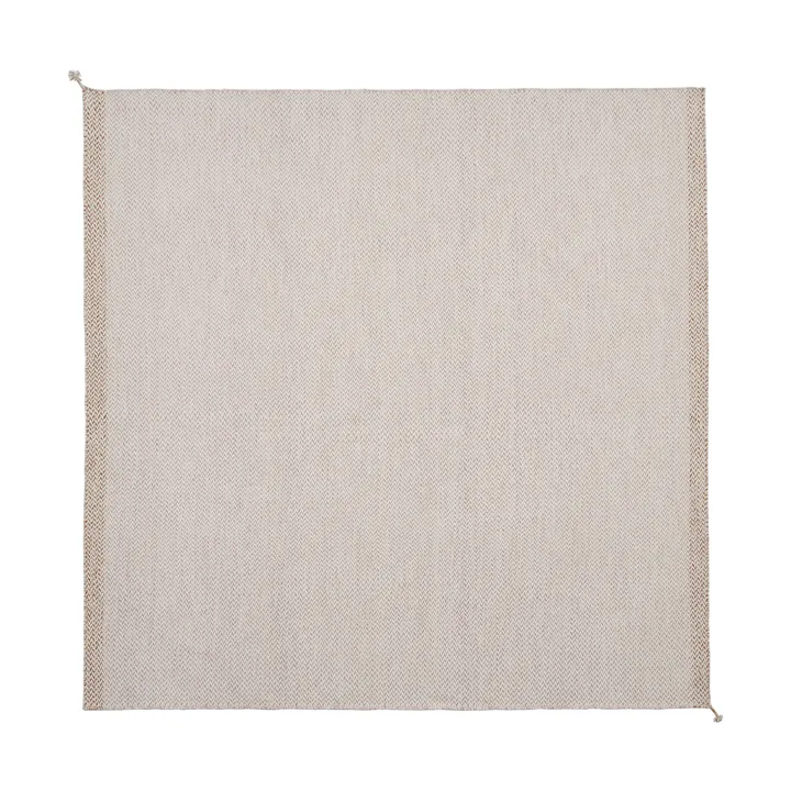 Ply wool rug 240x240 cm - Light Pink - Muuto