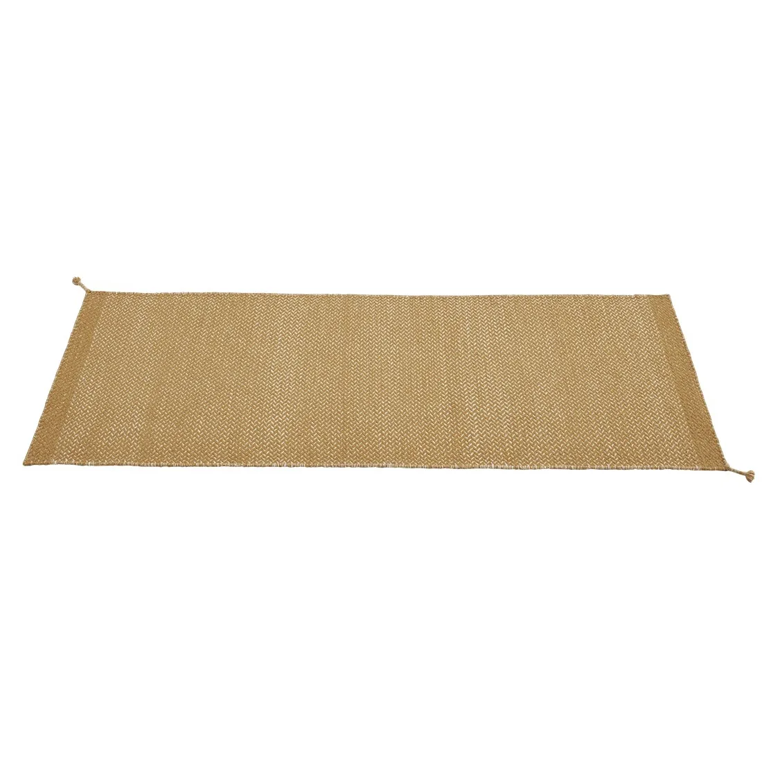 Ply wool rug 80x200 cm, Burnt orange Muuto