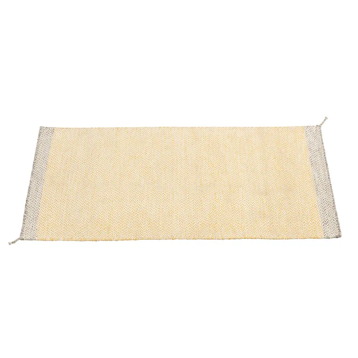 Ply wool rug 85x140 cm - yellow - Muuto