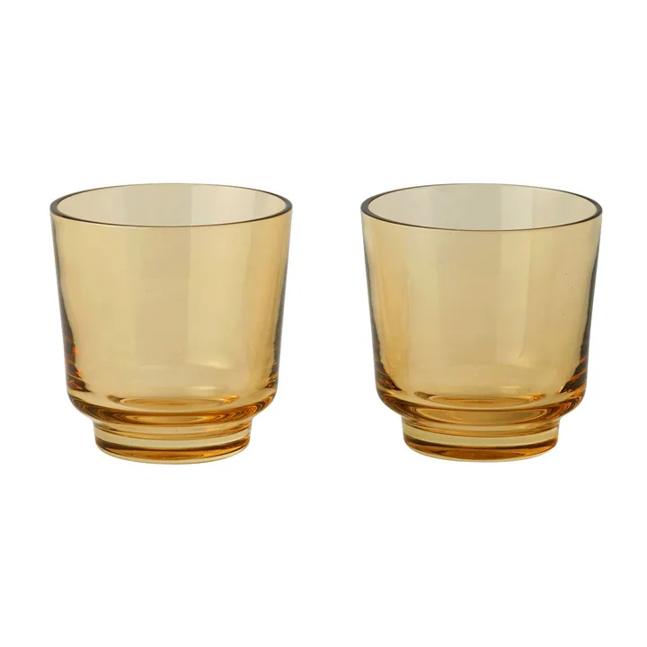 Raise glass 20 cl 2-pack - Burnt orange - Muuto