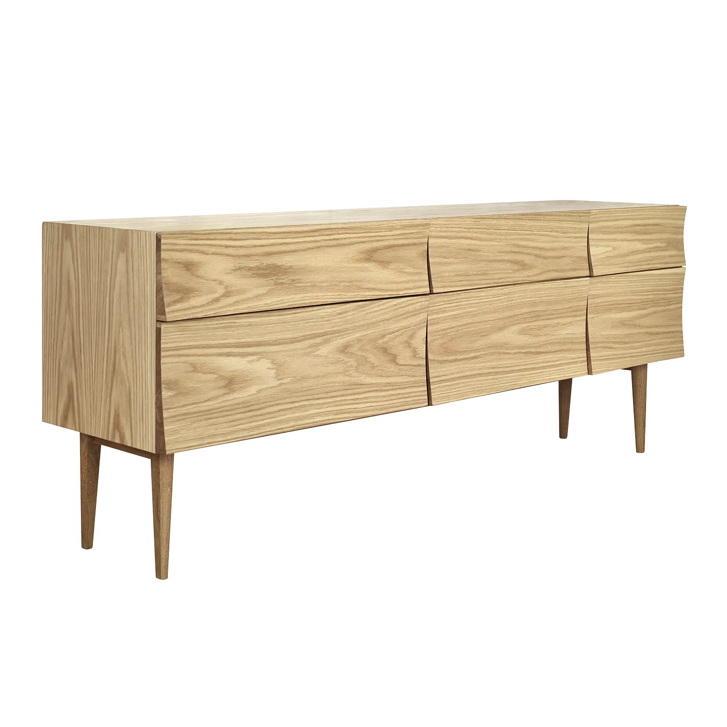 Reflect side table large, Oak Muuto