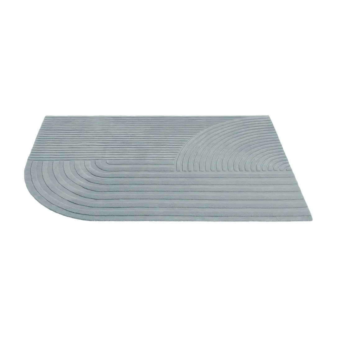 Relevo rug 170x240 cm, Sage green Muuto