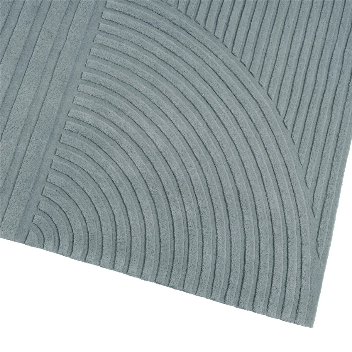 Relevo rug 170x240 cm, Sage green Muuto