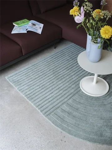 Relevo rug 170x240 cm - Sage green - Muuto