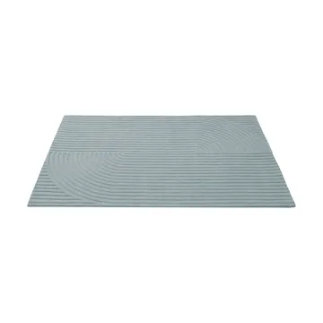 Relevo Rug Quattro wool rug - Sage green, 170x240 cm - Muuto