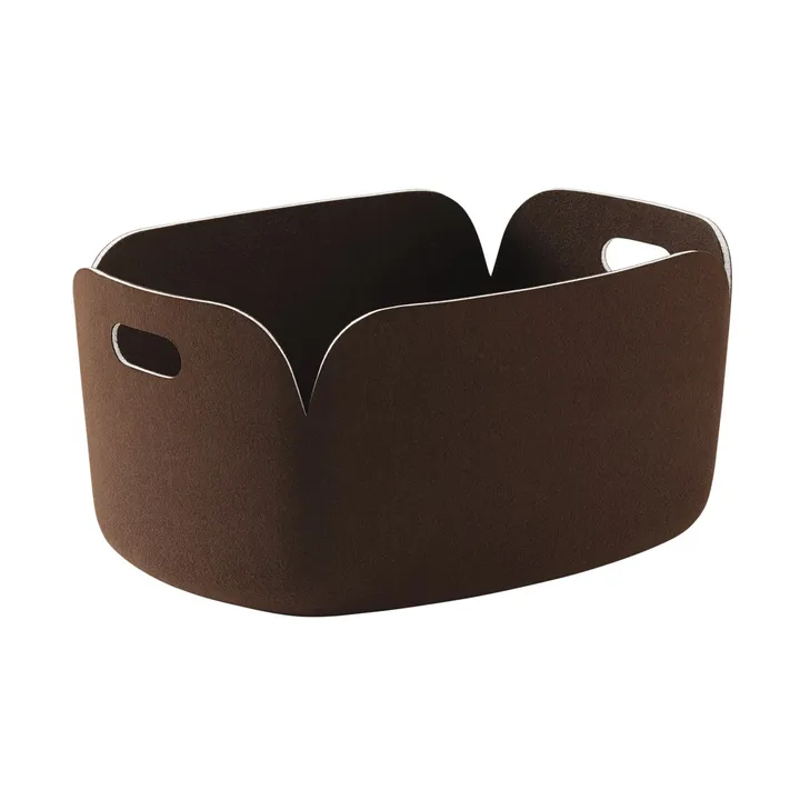 Restore storage basket - Dark Brown - Muuto