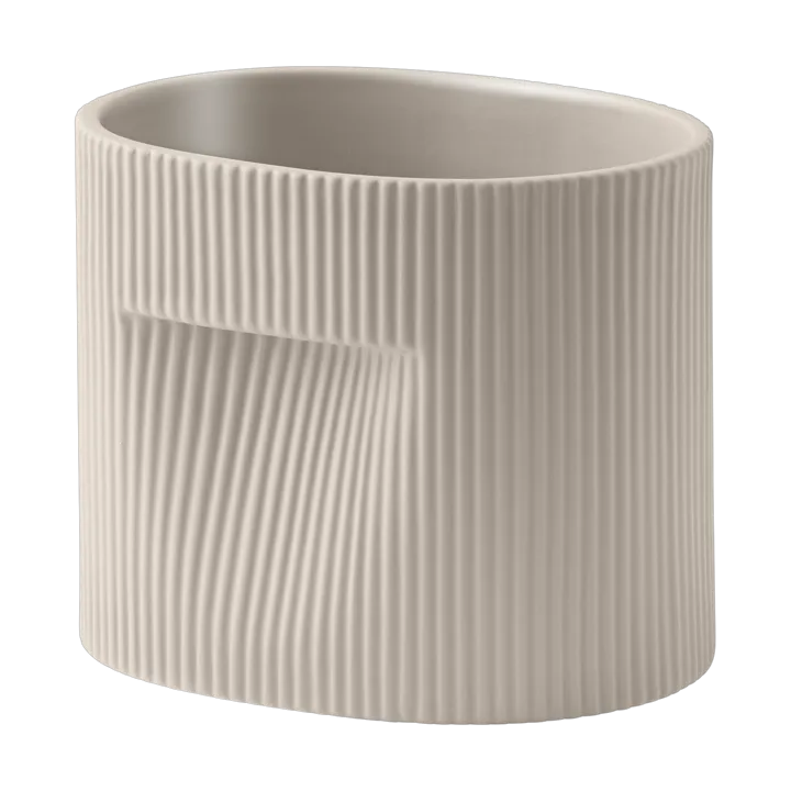 Ridge flower pot 15 cm - Beige - Muuto