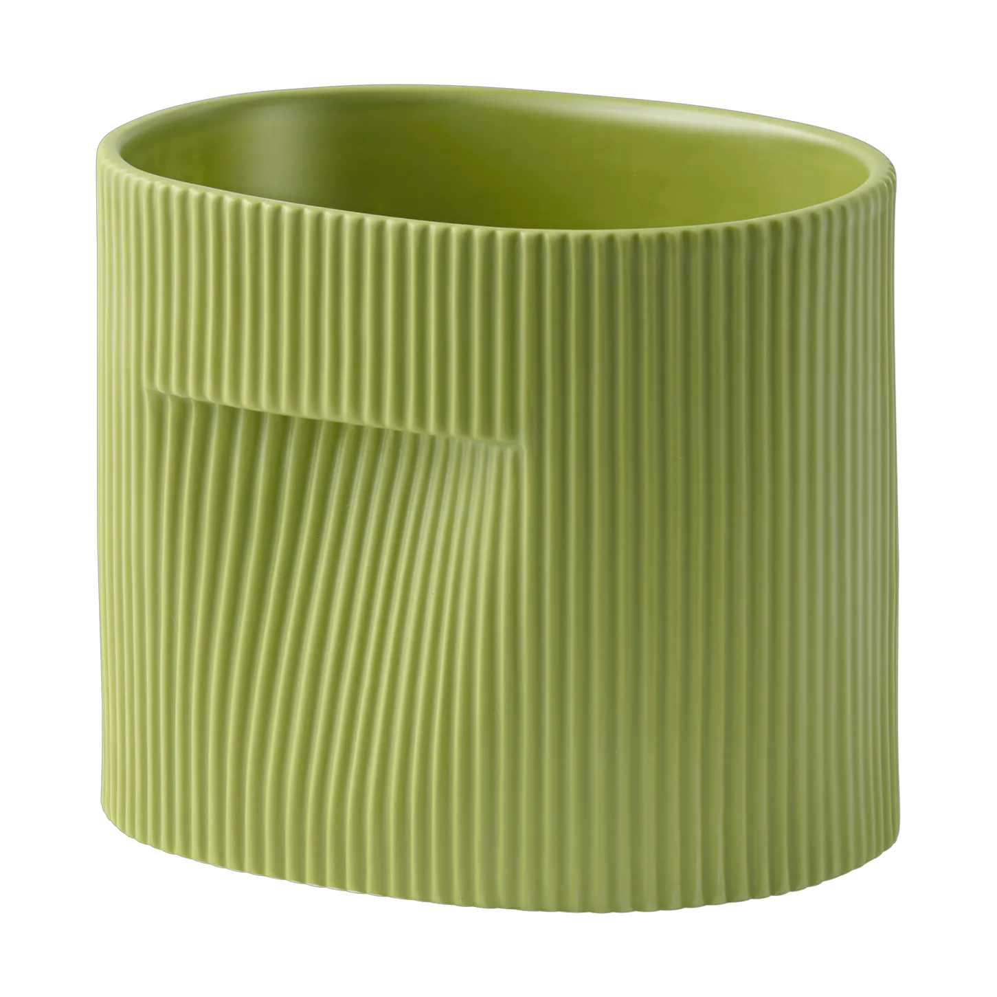 Ridge flower pot 15 cm, Moss green Muuto