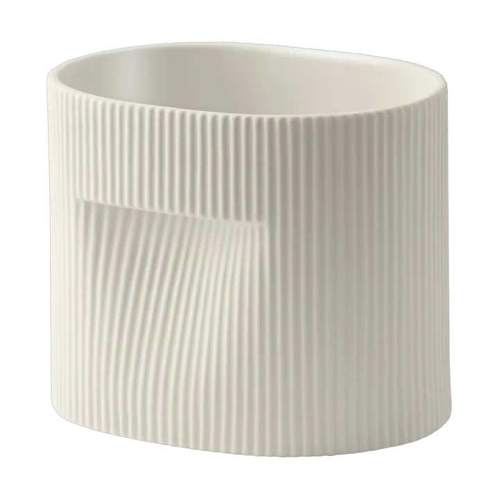 Ridge flower pot 15 cm - Off-white - Muuto