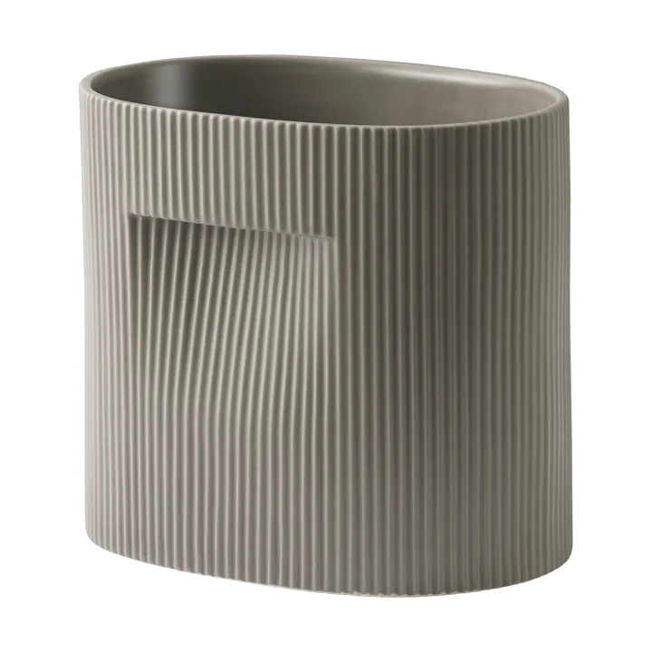 Ridge flower pot 24 cm - Taupe - Muuto