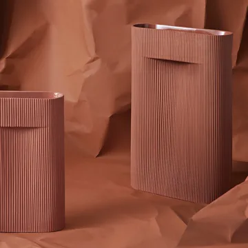 Ridge vase 48.5 cm - Terracotta - Muuto