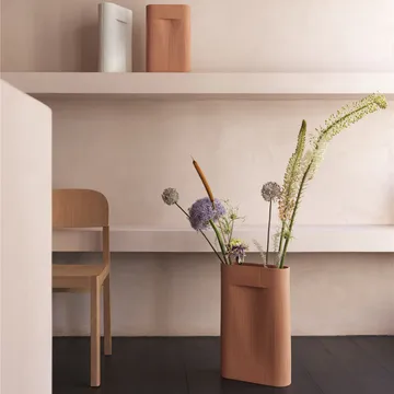 Ridge vase 48.5 cm - Terracotta - Muuto