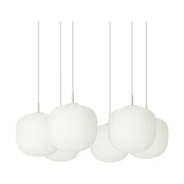 Rime Pendant Cluster 6 pendant lamp - White, Ø25 cm - Muuto