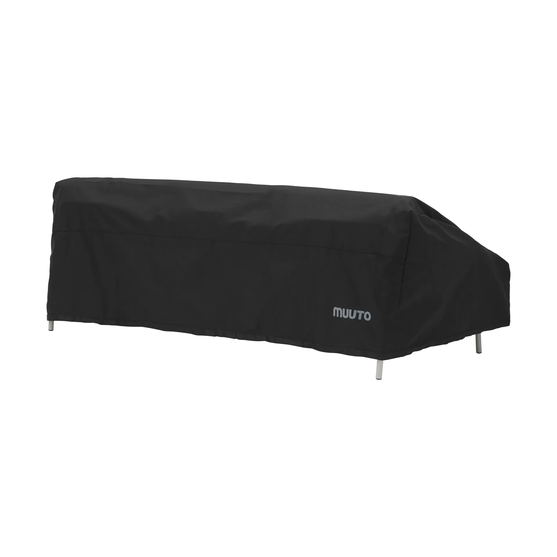 Settle Outdoor protective cover for 3-seater sofa, Black Muuto