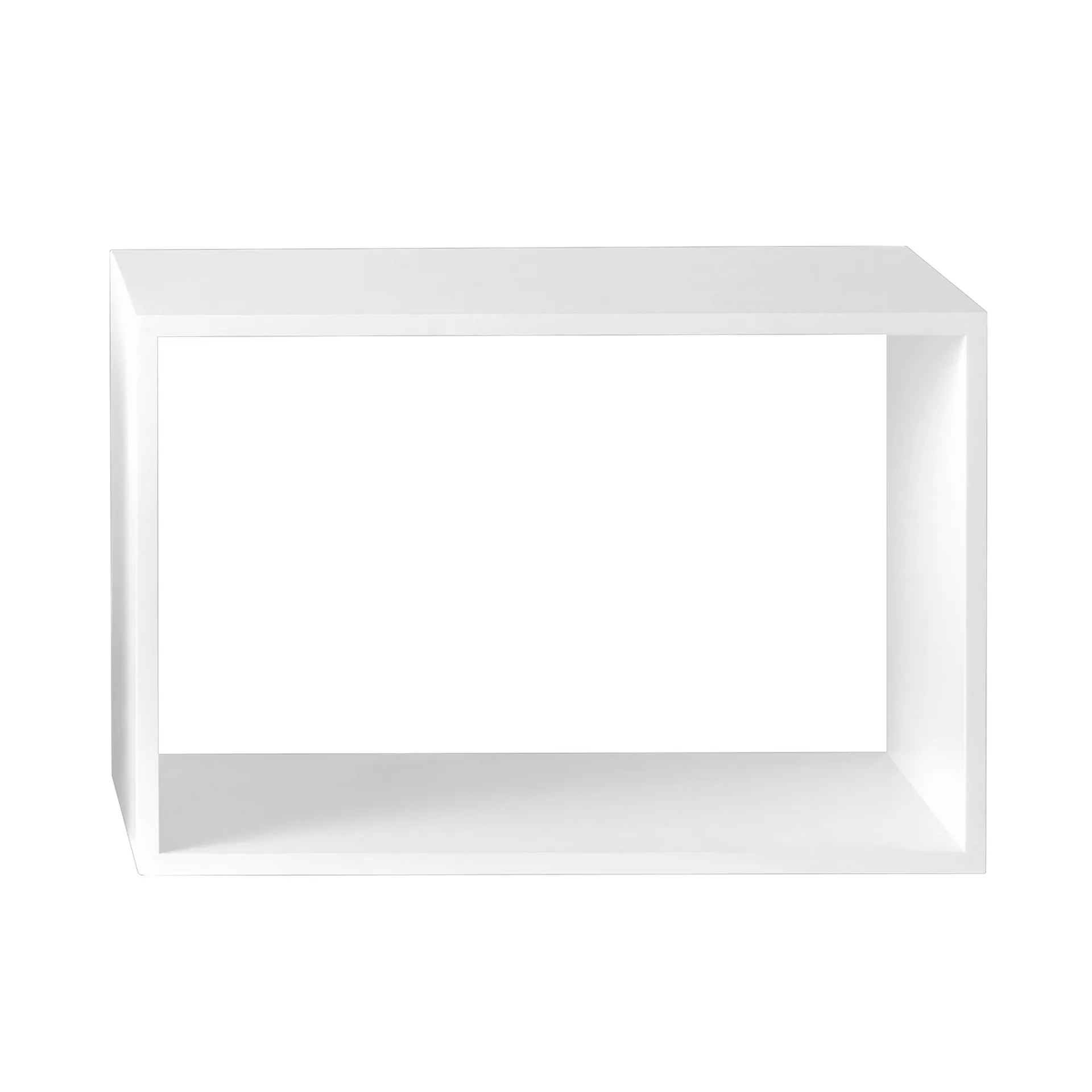 Stacked 2.0 shelving open, large, white Muuto