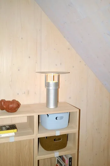 Stacked 2.0 shelving open, medium - oak - Muuto