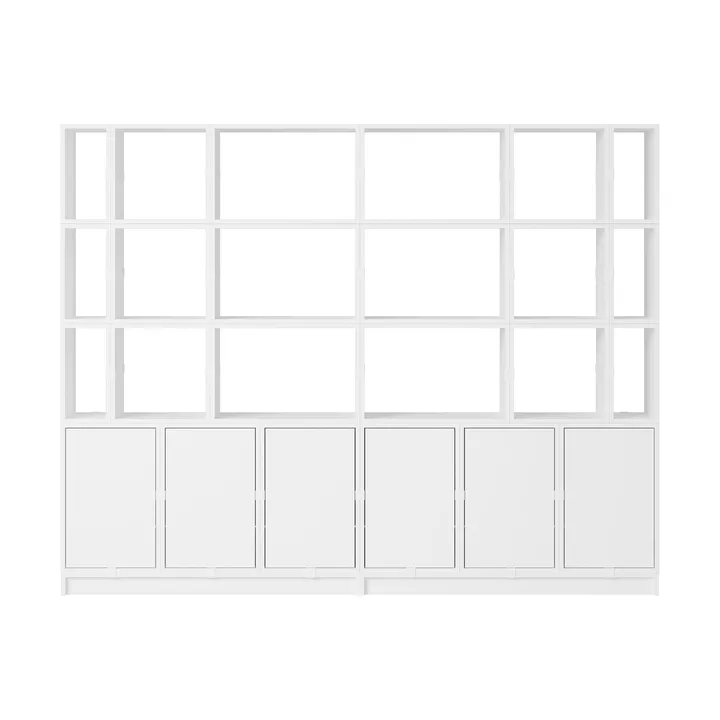 Stacked storage system office configuration 2 - White - Muuto