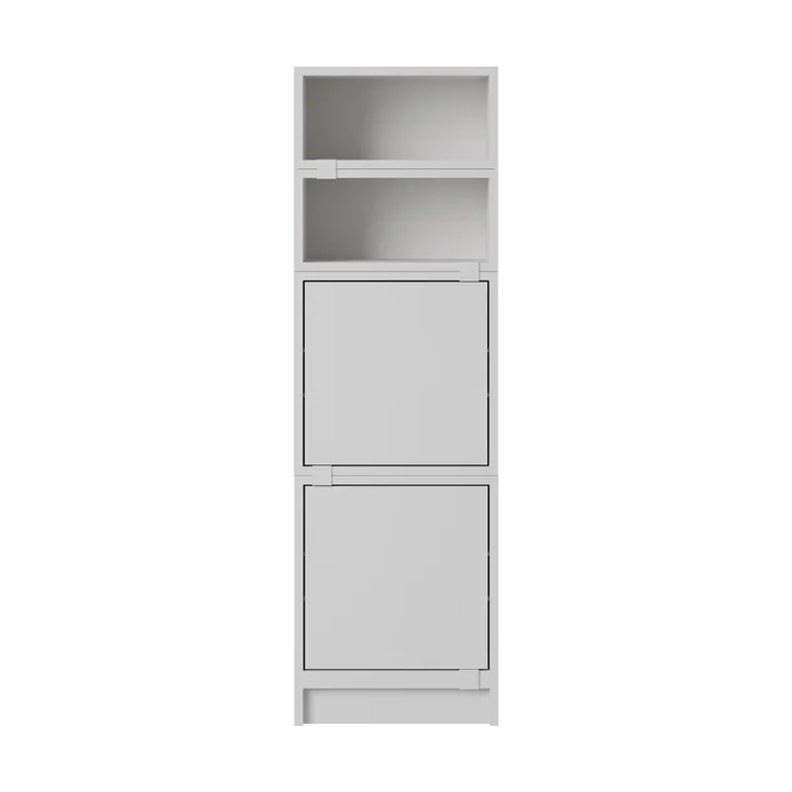 Stacked storage system office configuration 4 - Grey - Muuto