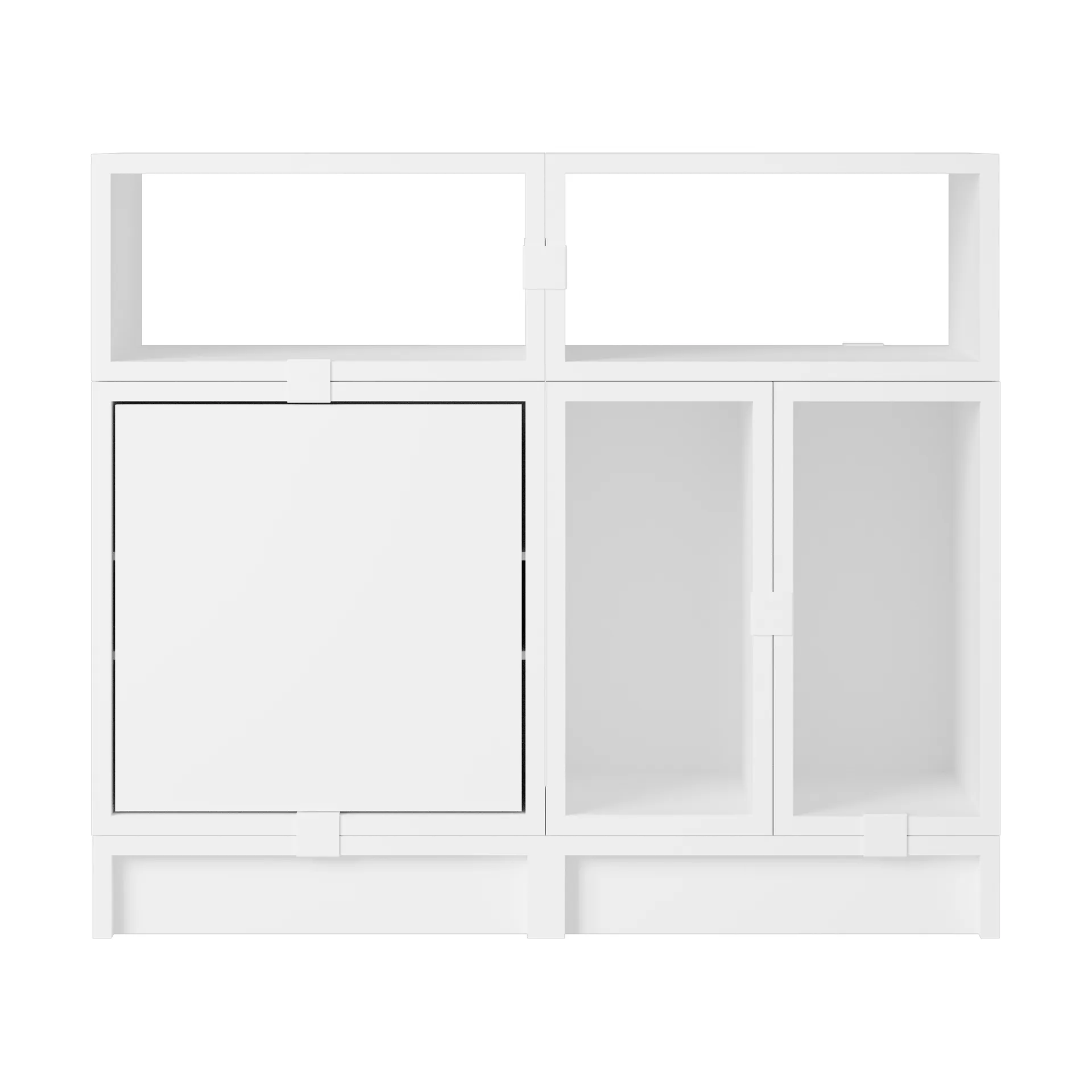 Stacked storage system office configuration 5, White Muuto