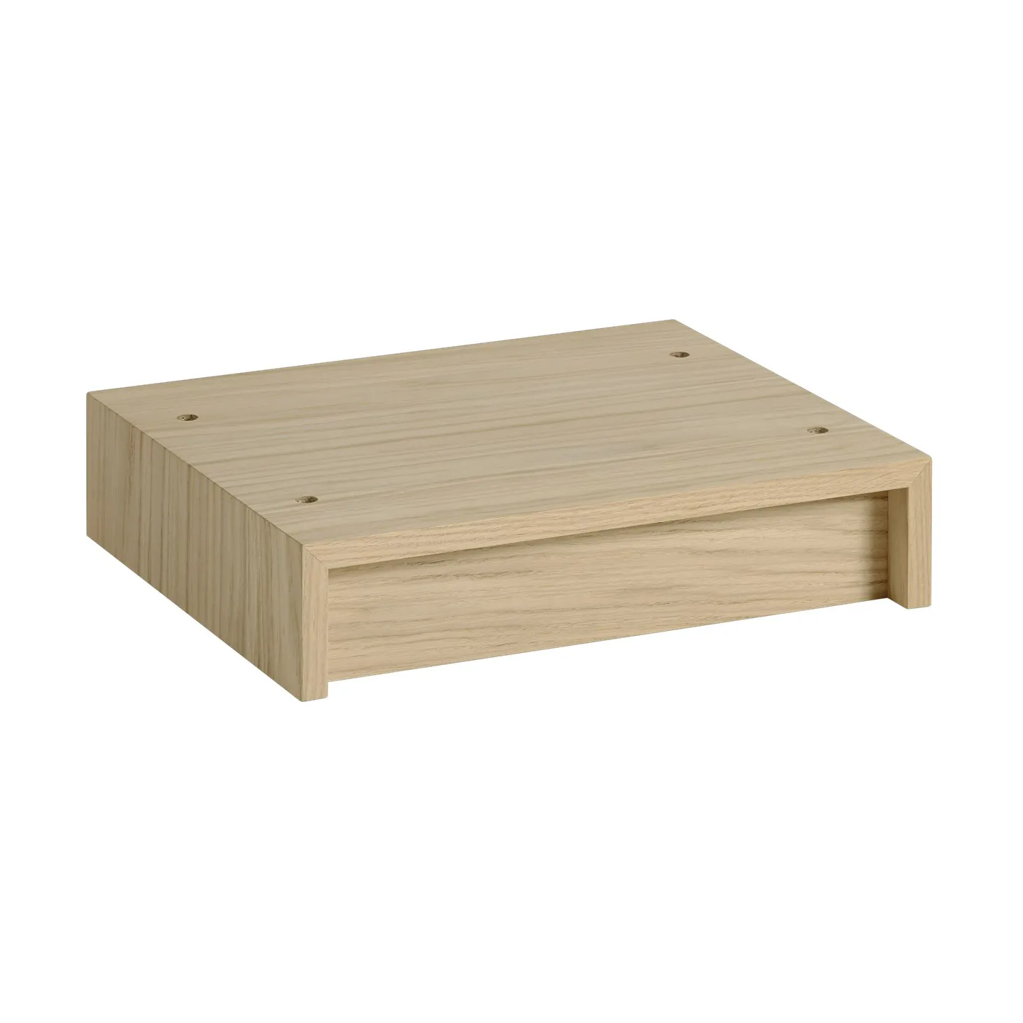 Stacked storage system plinth 43.5x35 cm, Oak Muuto