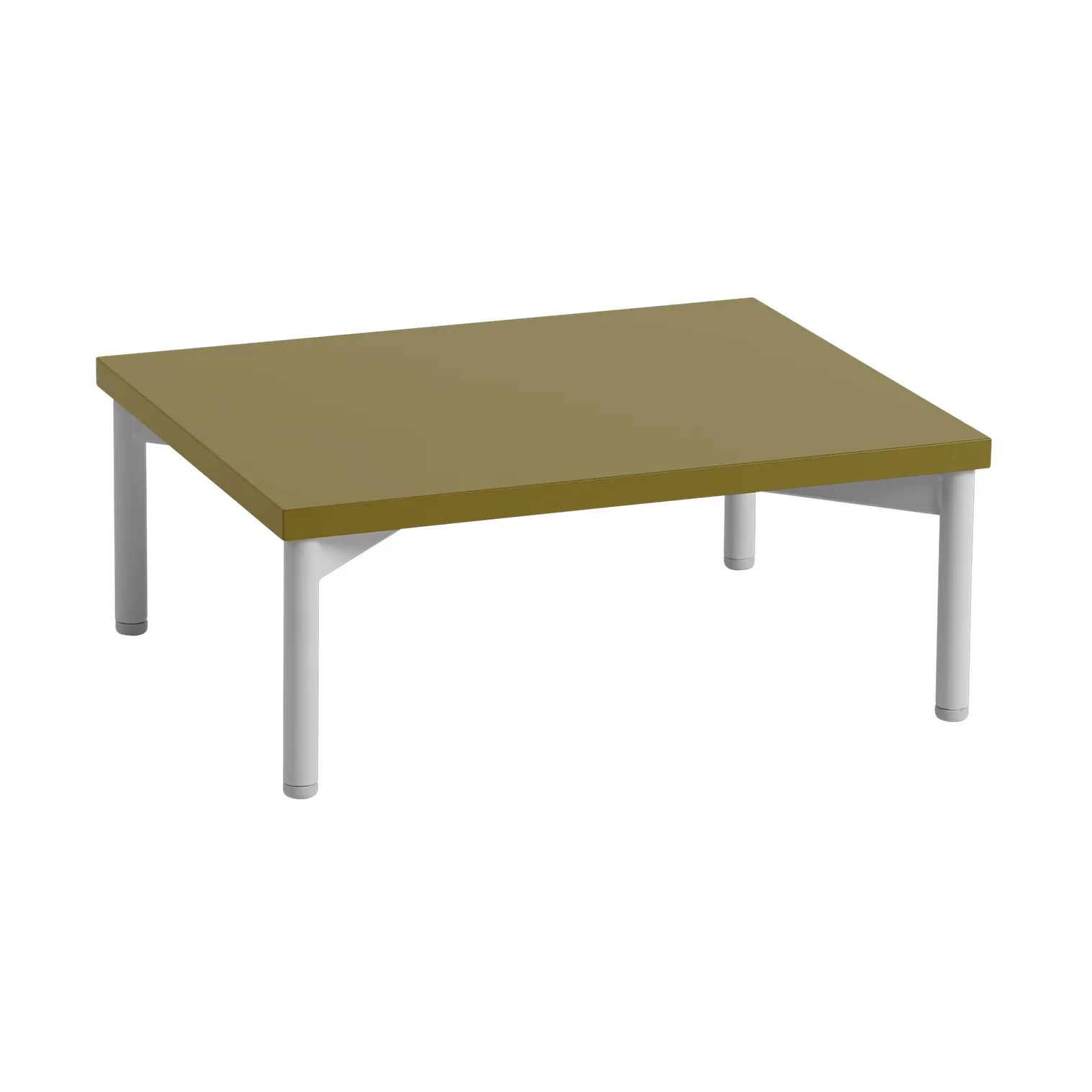 Stacked storage system podium tube base 43.5x35 cm, Brown green-grey Muuto