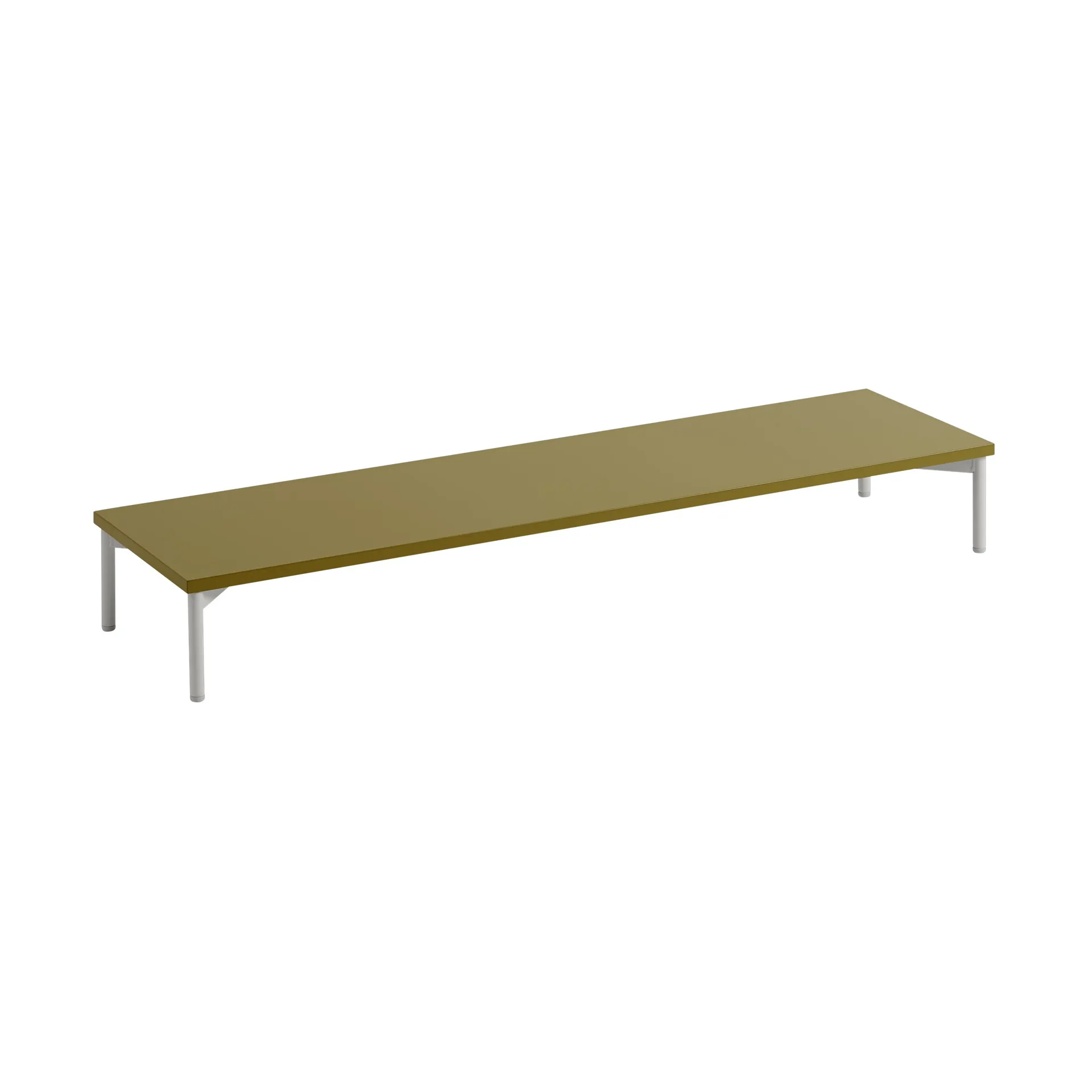 Stacked storage system podium w. tube base, Brown green-grey Muuto