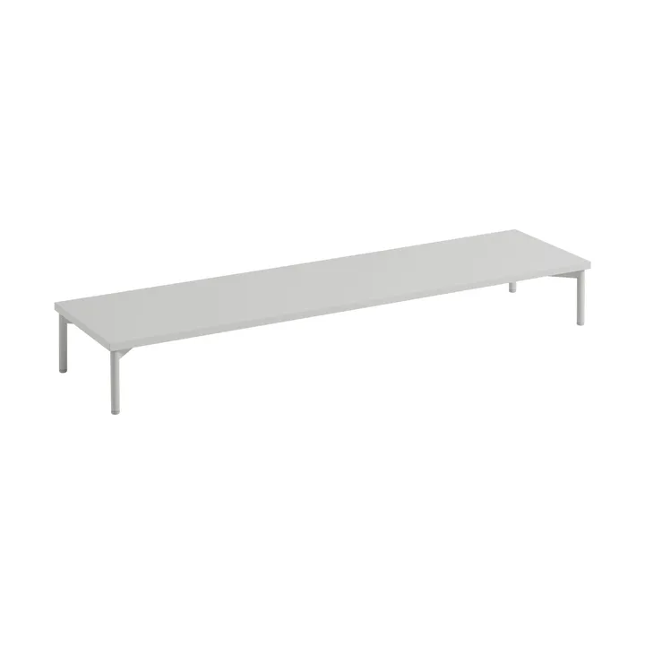 Stacked storage system podium w. tube base - Grey/Grey - Muuto