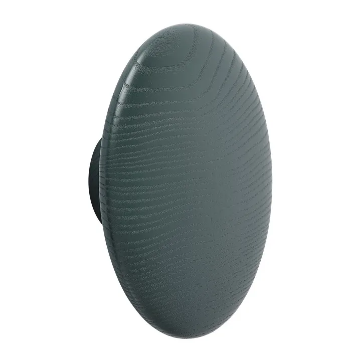 The Dots clothes hook dark green, Large Muuto
