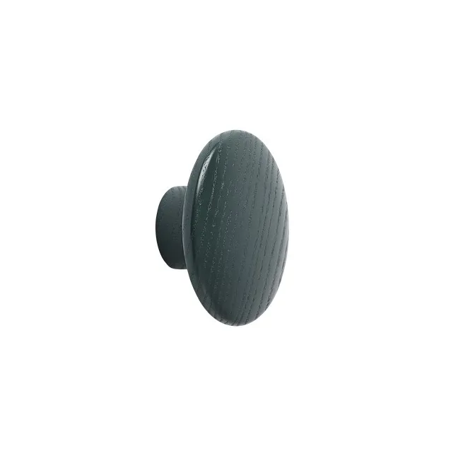 The Dots clothes hook dark green, Xs Muuto