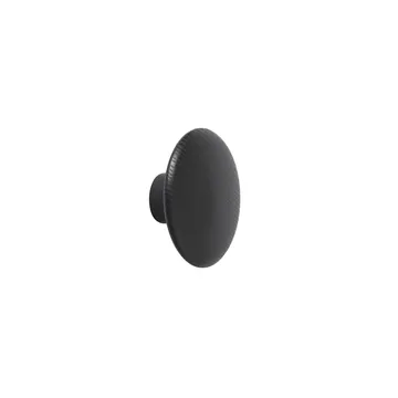 The Dots coat hook black - Ø6,5 cm - Muuto