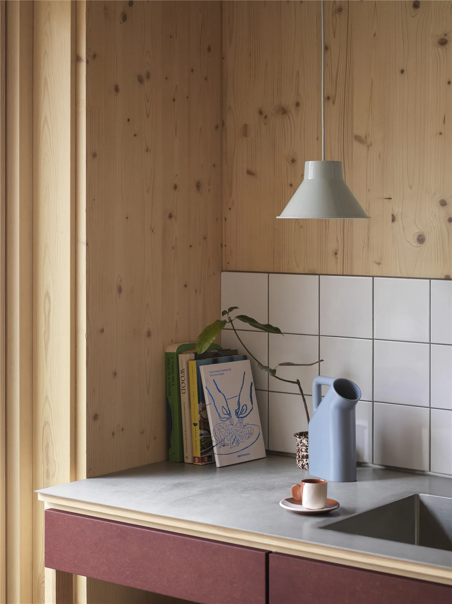 Top ceiling lamp Ø21 cm, Grey Muuto