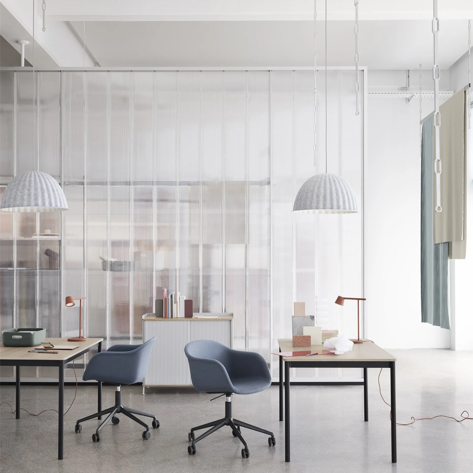 Under The Bell Ceiling Lamp O 55 Cm, white painted Muuto