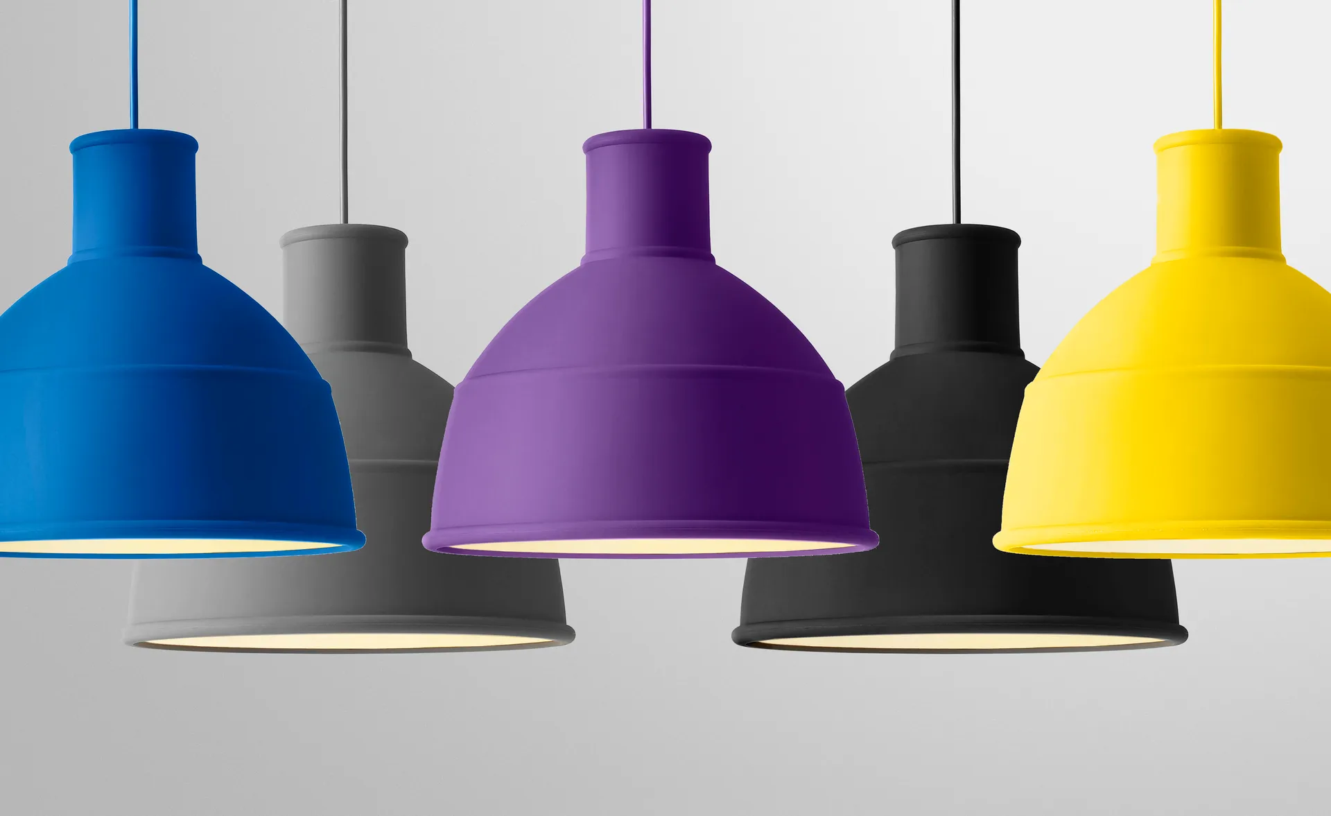 Unfold pendant, light grey Muuto