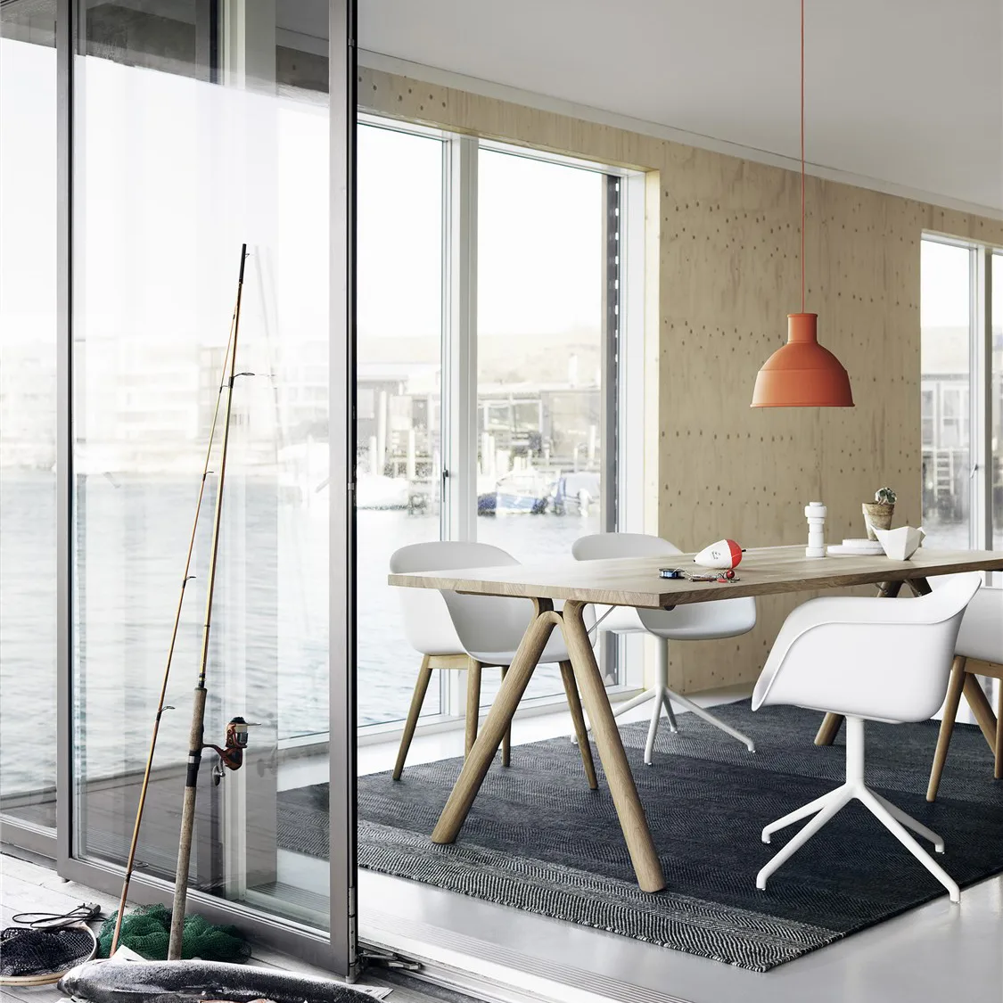 Varjo rug 170x240 cm, dark grey Muuto