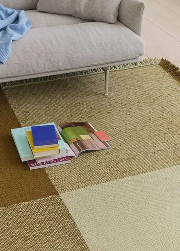 Verso wool rug - Pale green-warm brown, 258x258 cm - Muuto