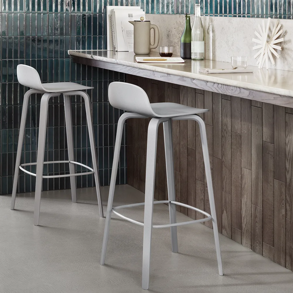 Visu barstool 65 cm, Black-black Muuto